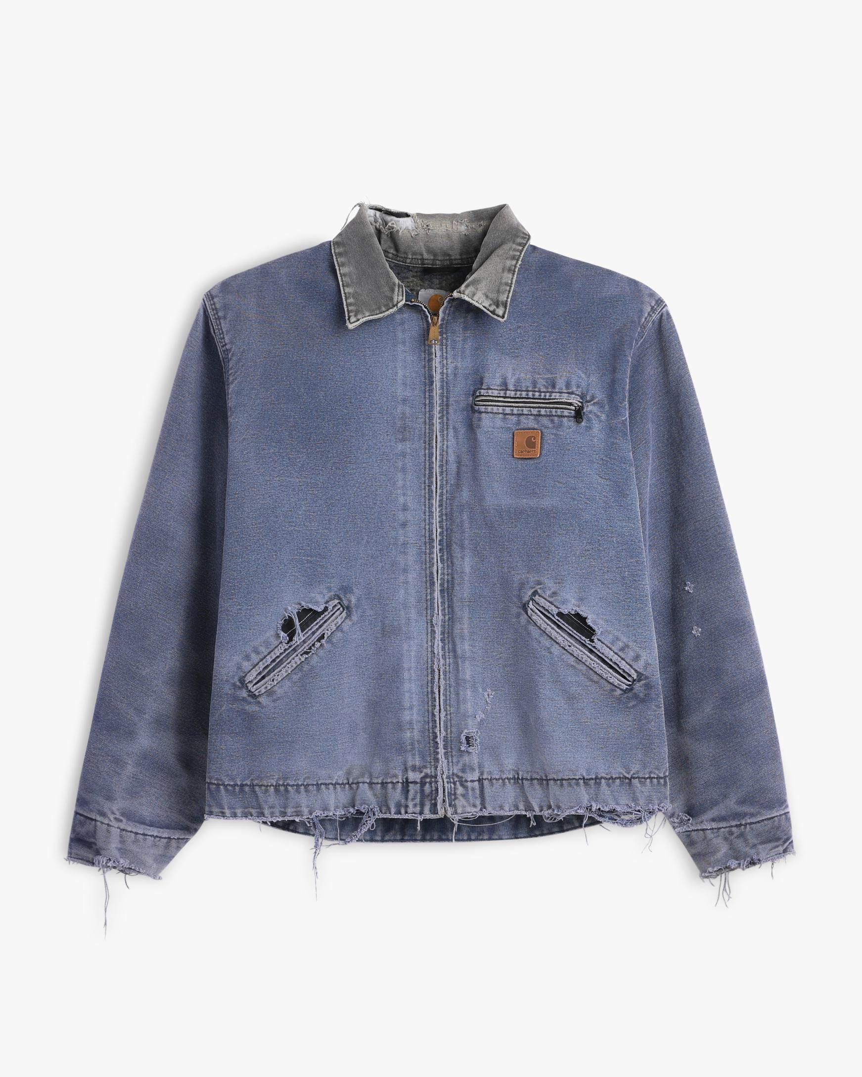 90s Distressed Blue Detroit Carhartt (XL)