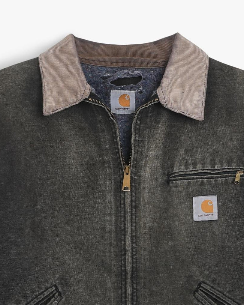 Faded Carhartt Black Detroit Jacket (XL)
