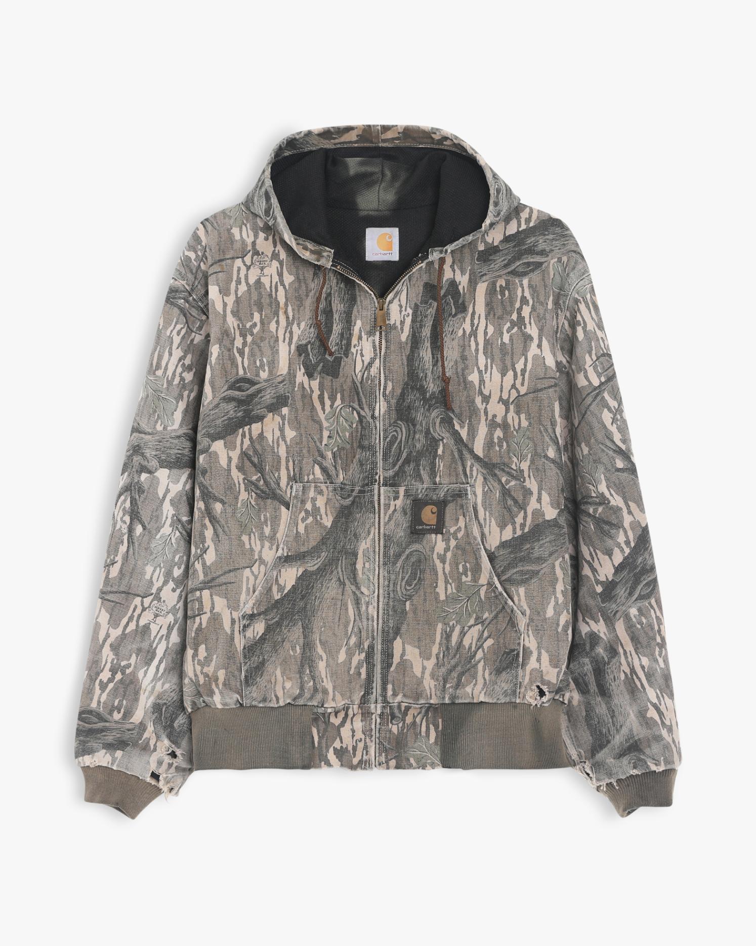 Faded Camo Carhartt Active Hooded Jacket (L)